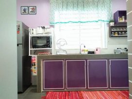 Cuma 2 Minggu Siapkan DIY Pintu Kabinet Dapur Bajet, Kata 