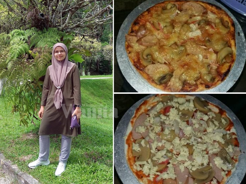 Resepi 'Campak-campak' Pizza Paratha, Keju Banjir Tak 